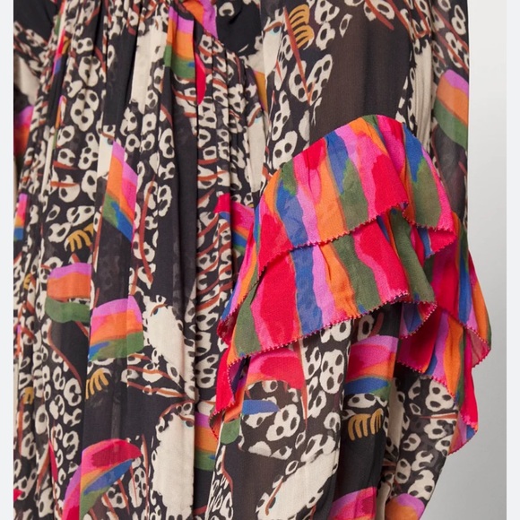 Farm Rio ‼️‼️Leopard Toucans Maxi Dress - Picture 4 of 16